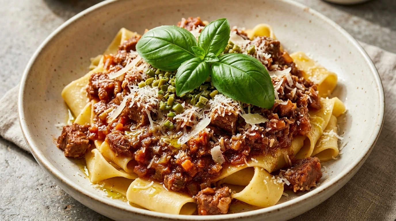 Vegetarisk bolognese på morötter och selleri – Dolda grönsakstricket - traditionellt Italienskt Middag recept, perfekt till vardagsmiddag